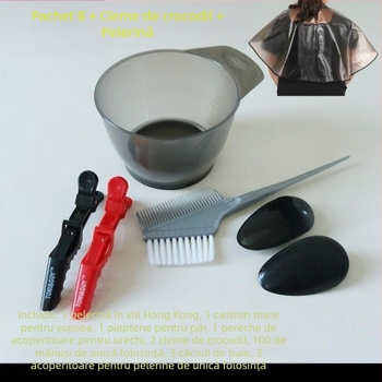 Instrumente de vopsire a părului costum de uz casnic ulei tratament șal mare de vopsire a părului bol pieptene păr produse profesionale perie moale mască de urechi