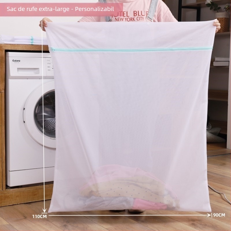 Sac de rufe Amazon plus 90*110, perdea, mașină de spălat, plasă specială, husă de pilotă, îngroșată, sac de rufe protector 60*80
