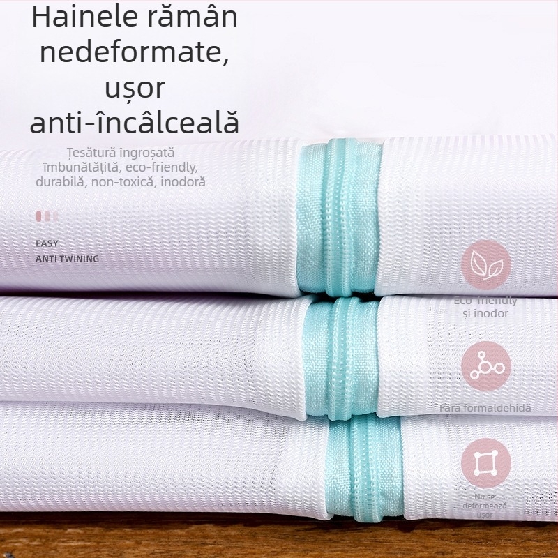 Sac de rufe Amazon plus 90*110, perdea, mașină de spălat, plasă specială, husă de pilotă, îngroșată, sac de rufe protector 60*80