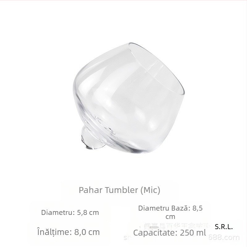 Pahar fără plumb din sticlă de cristal, pahar de brandy, pahar de coniac, pahar de bere, producător, furnizare directă en-gros