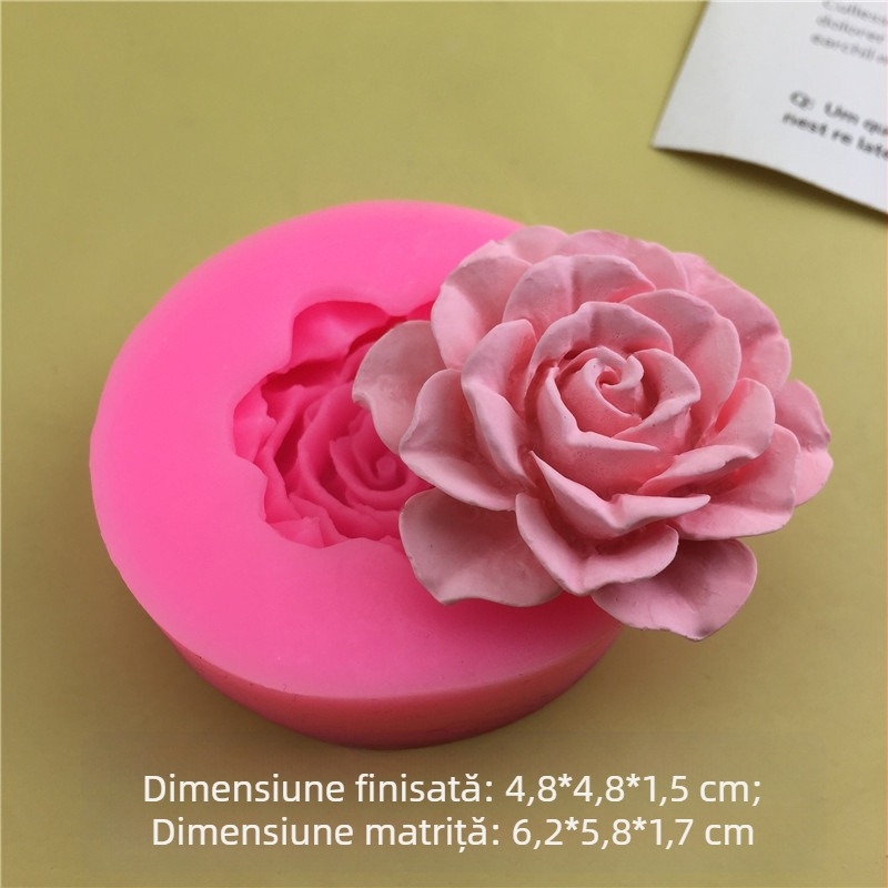 1 buc/set floare de Lotus floare silicon mucegai tort Fondant mucegai tort ...