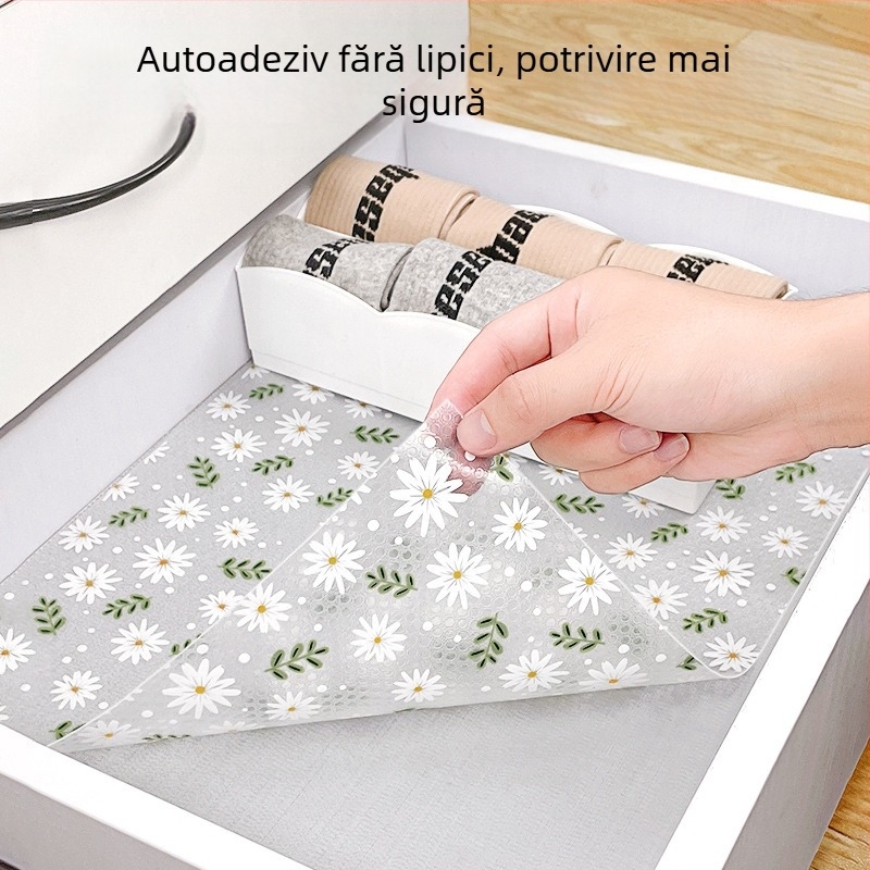 Hârtie pentru sertar de bucătărie, pernă interioară pentru dulap, impermeabilă, rezistentă la ulei, autocolante pentru dulap cu pantofi, rezistentă la praf, dulap, hârtie rezistentă la umiditate