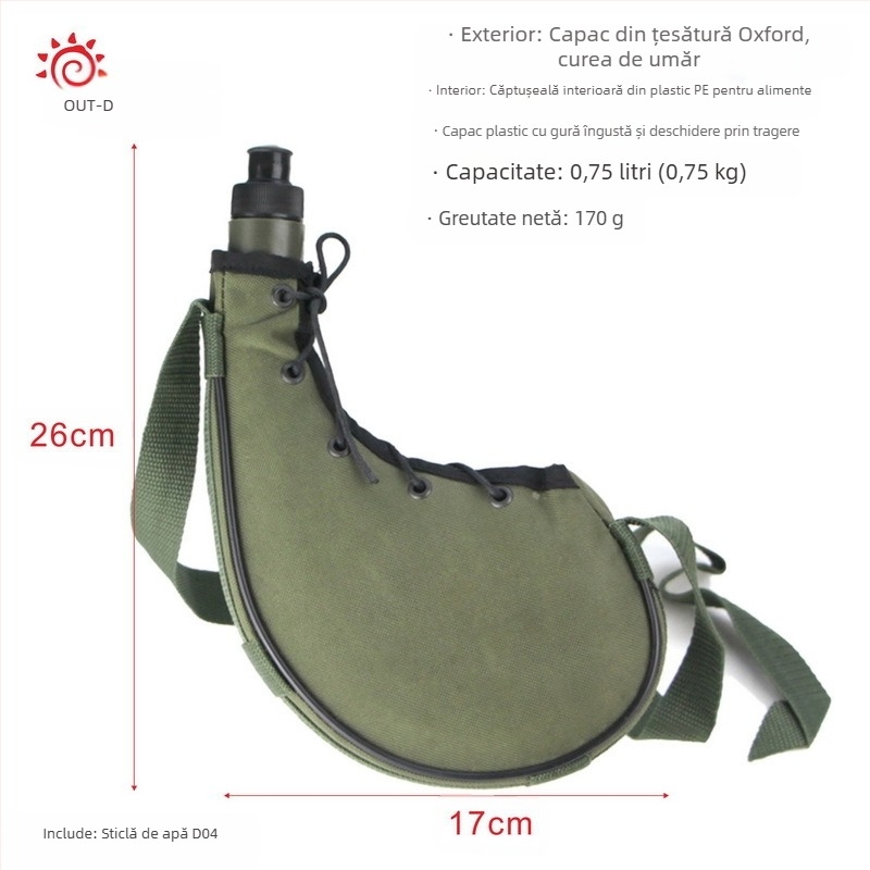 Sporturi în aer liber camuflaj ceainic talie ceainic Backhanging portabil Desert ceainic antrenament militar tactic ceainic