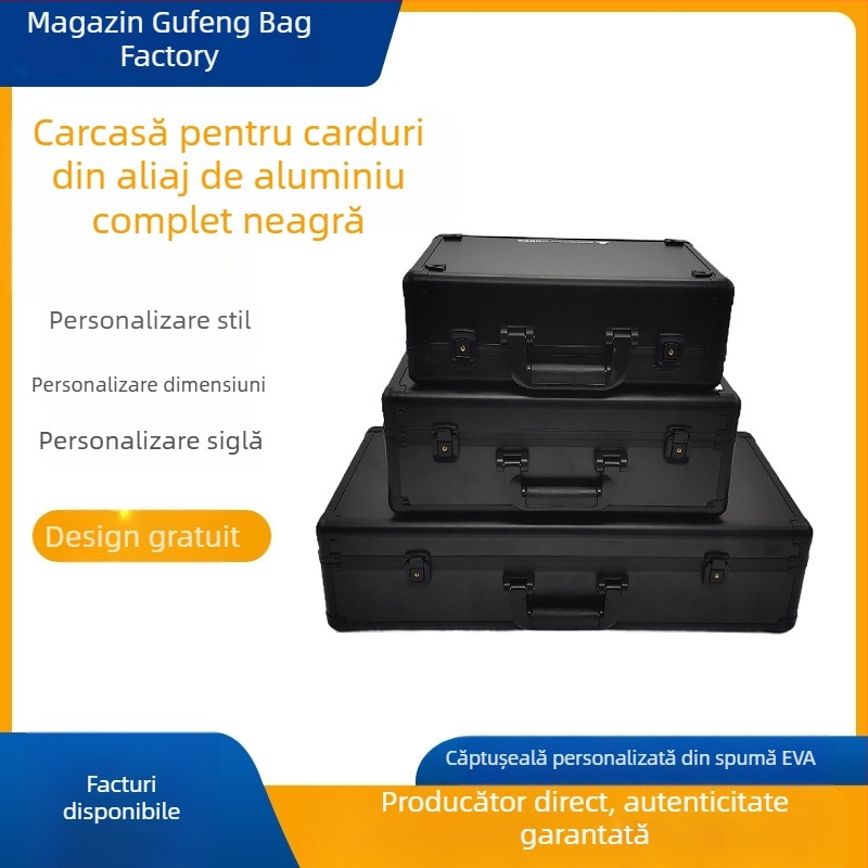 Cutie de carduri portabilă cu încuietoare, cutie de carduri din aliaj de aluminiu, cutie de depozitare pentru carduri PSA Rating Card Star, cutie de cărămidă magnetică puternică pentru carduri BGS