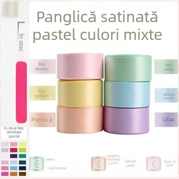 Panglică groasă din poliester față-verso, costum transfrontalier, buchet, cutie cadou, panglică de ambalare, accesorii de păr DIY lucrate manual, material Sade