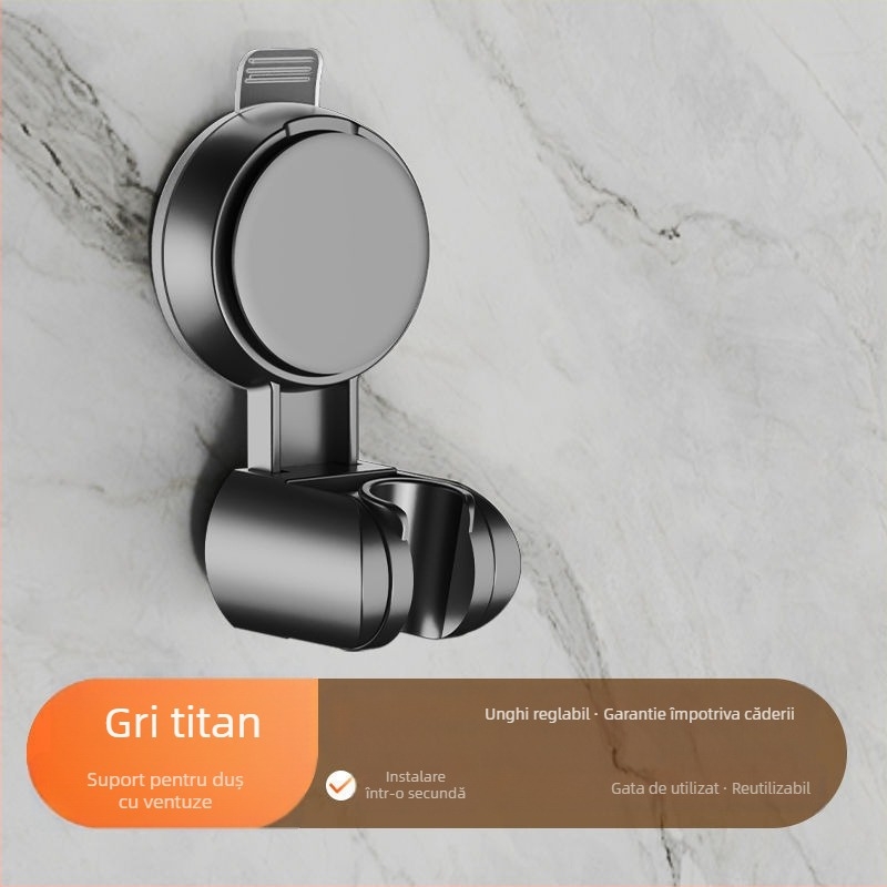 Suport de duș cu ventuză, fix, artefact, detașabil, reglabil, baie, duș, accesorii pentru sprinklere, fără perforații