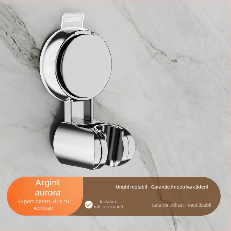 Suport de duș cu ventuză, fix, artefact, detașabil, reglabil, baie, duș, accesorii pentru sprinklere, fără perforații