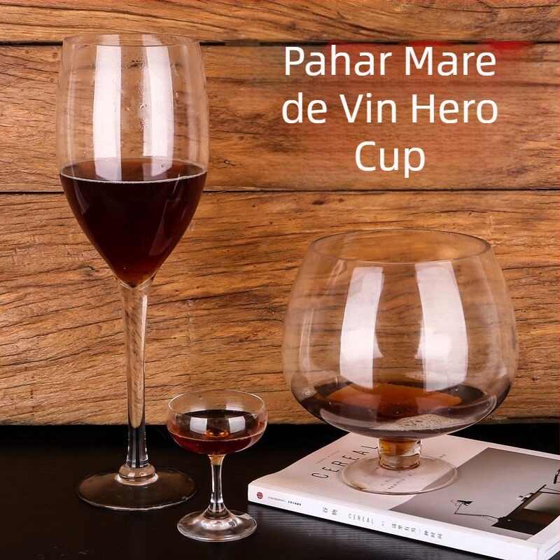 Pahar de bere de mare capacitate, pahar de vin supradimensionat, pahar de bere, pahar de bar, pahar de vin de divertisment