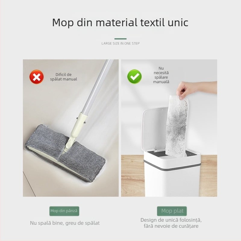 Șervețele umede electrostatice de unică folosință, îngroșate, mop de praf, șervețele leneșe, fără spălare, plat, de uz casnic, artefacte