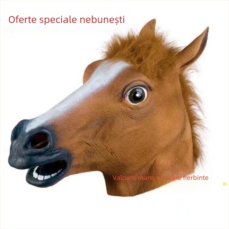 Factory Halloween cosplay amuzant animale pălărie mască amuzantă sculptură în nisip scuturare recuzită amuzantă transfrontalieră