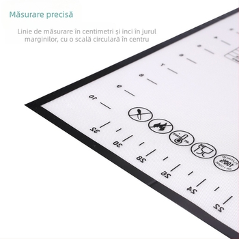 Silicon alimentar grad frământare mat bucătărie uz casnic frământare mat pliere zahăr cu aluat gradat instrumente de copt