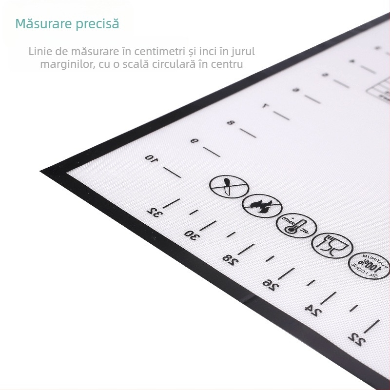 Silicon alimentar grad frământare mat bucătărie uz casnic frământare mat pliere zahăr cu aluat gradat instrumente de copt