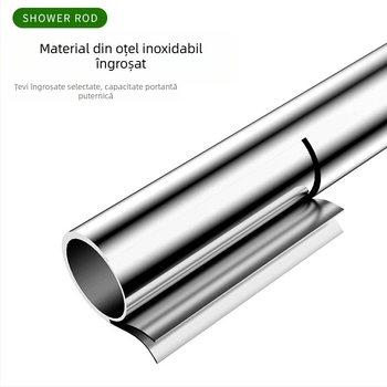 Stâlp telescopic din oțel inoxidabil roșu, direct din fabrică, plasă directă din fabrică, stâlp de haine, stâlp de perdea de duș, stâlp în formă de U, suport pentru stâlp de duș pentru baie, duș