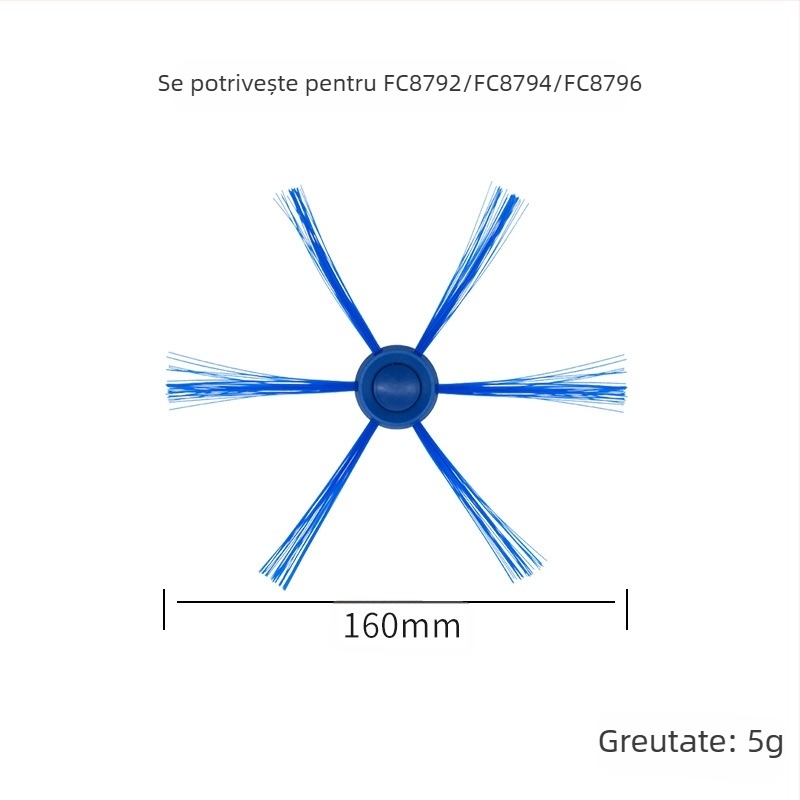 Potrivit pentru accesoriile robotului de măturat Philips, filtru cu perie laterală/FC8710/FC8810/FC8772