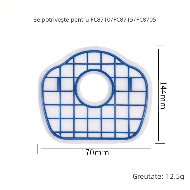 Potrivit pentru accesoriile robotului de măturat Philips, filtru cu perie laterală/FC8710/FC8810/FC8772