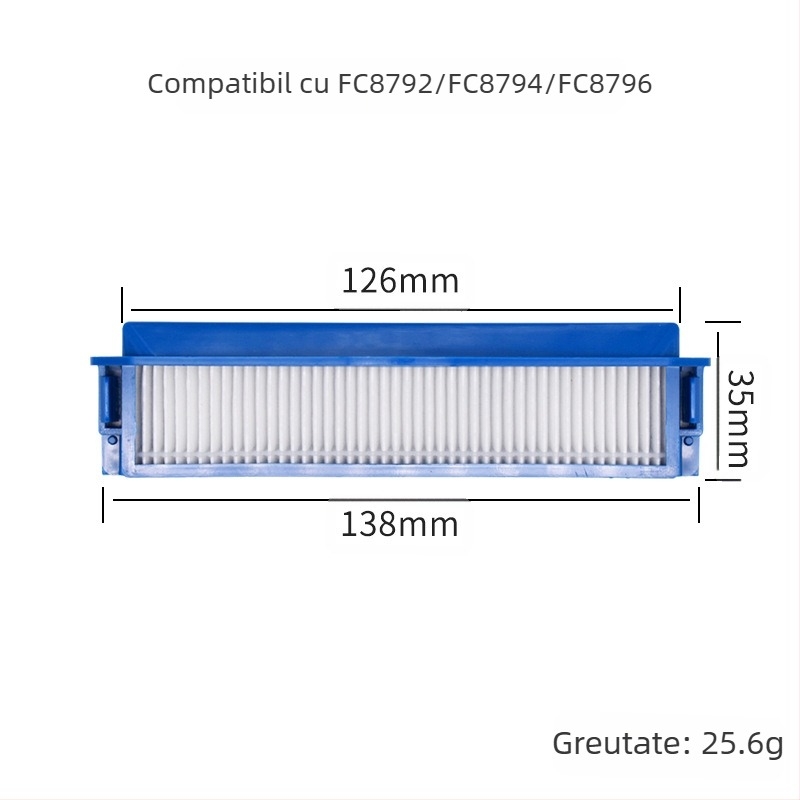 Potrivit pentru accesoriile robotului de măturat Philips, filtru cu perie laterală/FC8710/FC8810/FC8772