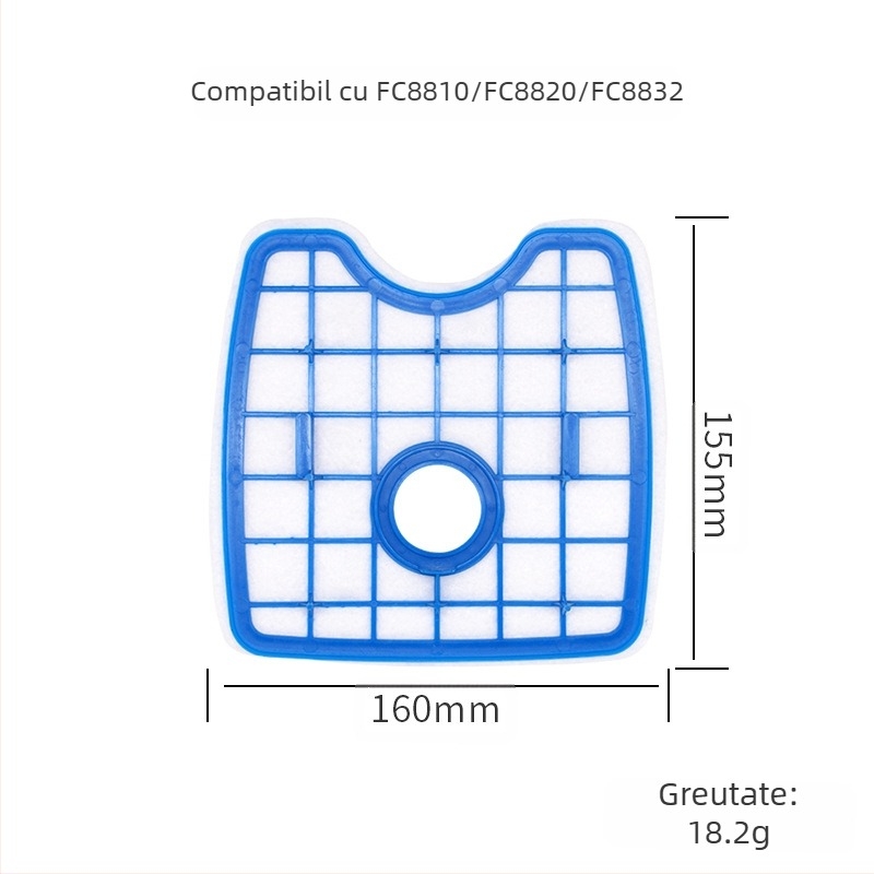 Potrivit pentru accesoriile robotului de măturat Philips, filtru cu perie laterală/FC8710/FC8810/FC8772