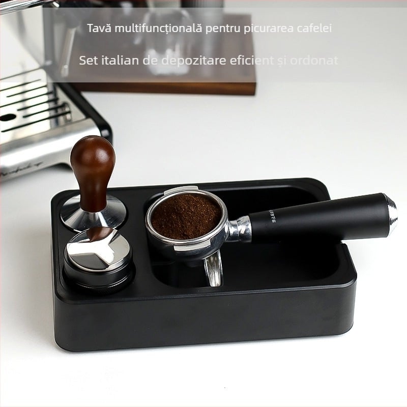Cutie multifuncțională pentru cafea, cu suport pentru mâner, pentru depozitarea zațurilor, din ABS italian, nouă