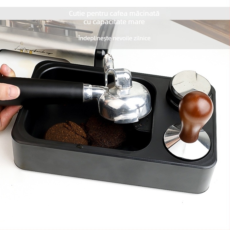 Cutie multifuncțională pentru cafea, cu suport pentru mâner, pentru depozitarea zațurilor, din ABS italian, nouă