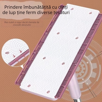 Nou mare automată clip cârpă spălare mâini fără fir versiune lungă prosop de față mop murdar-fără spălare mâini fără fir pentru acasă leneș oameni