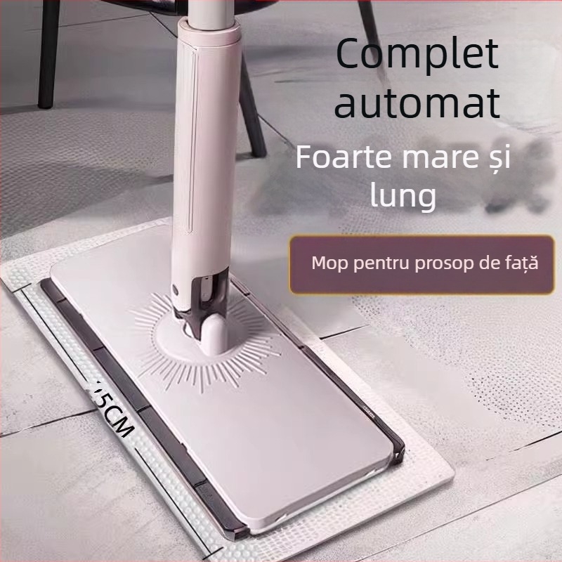 Nou mare automată clip cârpă spălare mâini fără fir versiune lungă prosop de față mop murdar-fără spălare mâini fără fir pentru acasă leneș oameni