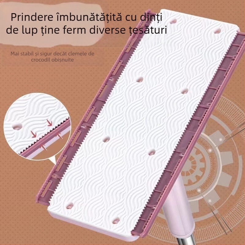 Nou mare automată clip cârpă spălare mâini fără fir versiune lungă prosop de față mop murdar-fără spălare mâini fără fir pentru acasă leneș oameni