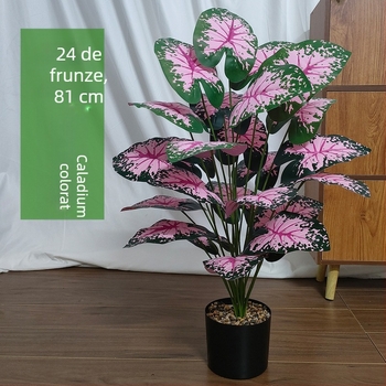 Transfrontalieră nouă simulare plantă verde nuntă roz floare artificială casă living room podea bonsai bonsai 24 flori simulate