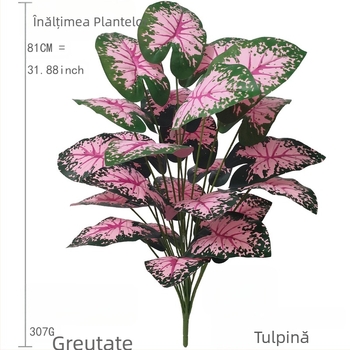 Transfrontalieră nouă simulare plantă verde nuntă roz floare artificială casă living room podea bonsai bonsai 24 flori simulate