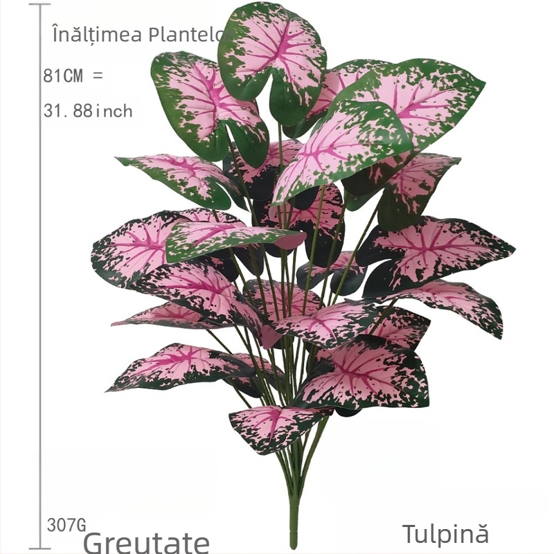 Transfrontalieră nouă simulare plantă verde nuntă roz floare artificială casă living room podea bonsai bonsai 24 flori simulate