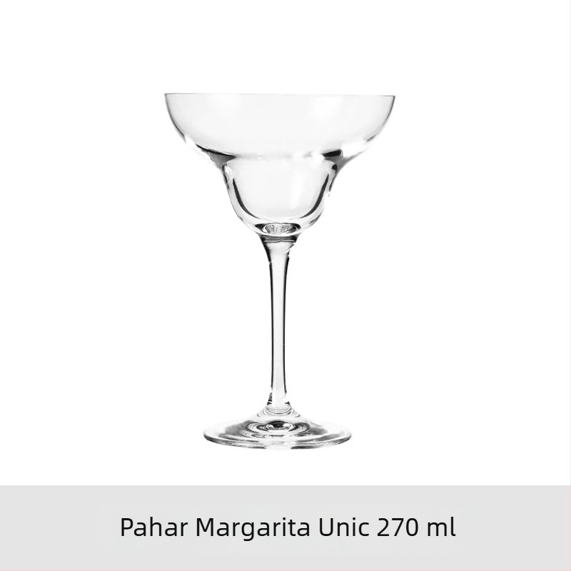 Krosno, pahar de vin din cristal fără plumb, importat, bar, uz casnic, cu gură largă, pahar de cocktail, set de 6 piese pentru suc