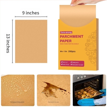 Hârtie de copt specială transfrontalieră pentru izolarea cărnii, hârtie specială pentru cuptor la temperatură înaltă, hârtie de copt de unică folosință, hârtie siliconică alimentară