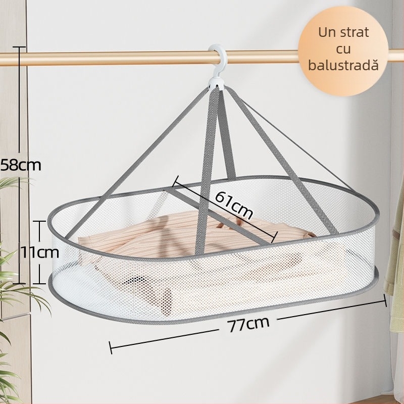 Vânzare directă din fabrică: Saci dreptunghiulari de uscare pentru uscarea hainelor din lână pentru a preveni deformarea, Coș de rufe cu plasă, En-gros