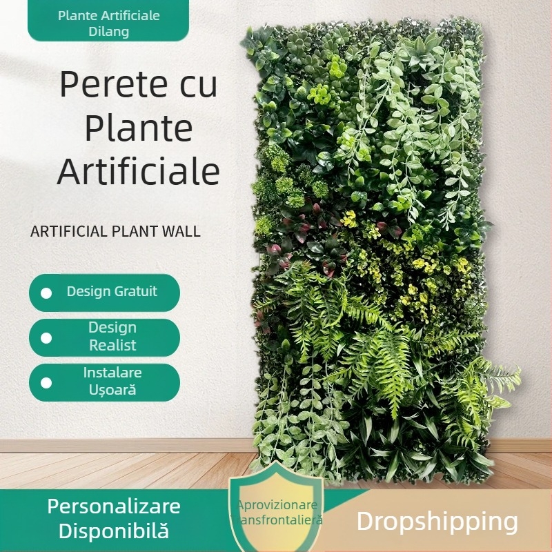 Simulare verde plante perete personalizare simulare plante perete Lanmi iarbă asortată iarbă falsă gazon perete decorare fundal