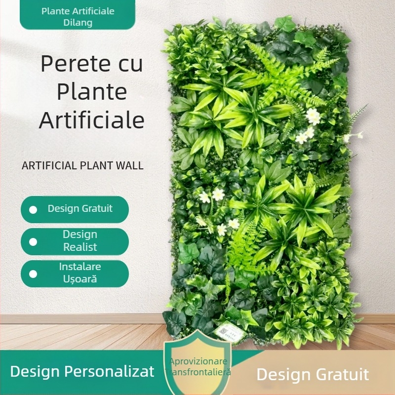 Simulare verde plante perete personalizare simulare plante perete Lanmi iarbă asortată iarbă falsă gazon perete decorare fundal