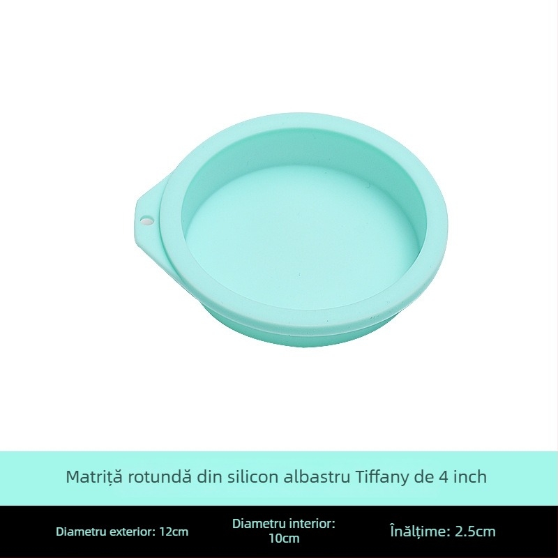 Fabrica de 4/6/8 inch silicon șifon tort matriță fără tăiere stratificată curcubeu mousse rotundă instrument de copt tort