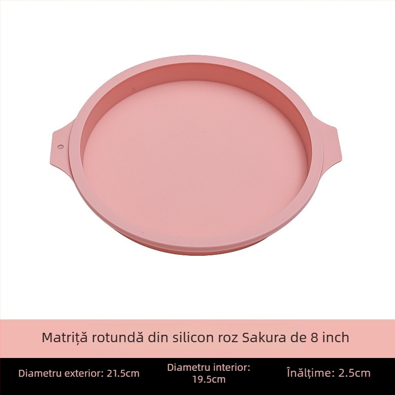 Fabrica de 4/6/8 inch silicon șifon tort matriță fără tăiere stratificată curcubeu mousse rotundă instrument de copt tort