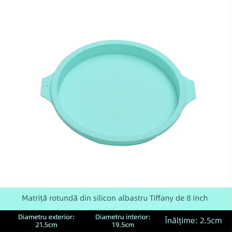 Fabrica de 4/6/8 inch silicon șifon tort matriță fără tăiere stratificată curcubeu mousse rotundă instrument de copt tort