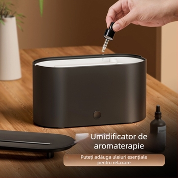 Umidificator de aromă cu flacără simulată mică, atmosferă colorată, dormitor, birou, desktop de înaltă valoare