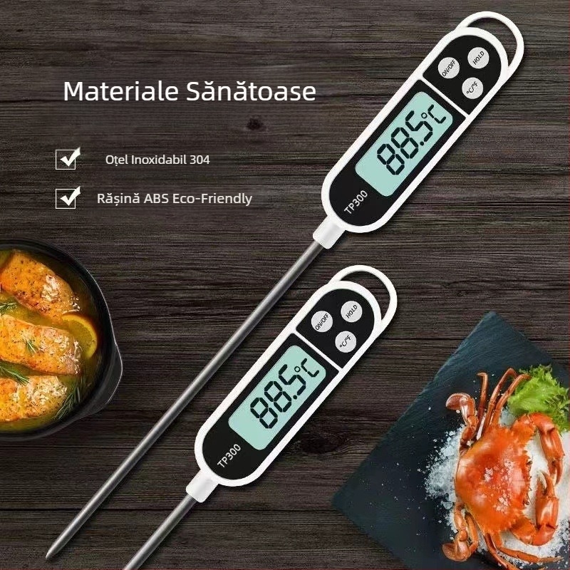 Termometru electronic digital de înaltă precizie pentru lapte, contor de temperatură pentru apă și ulei, termometru electronic pentru lapte de bucătărie