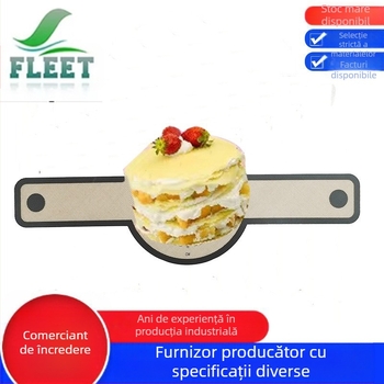 Garnitură de copt pentru friteuză cu aer de 0,7 mm, covoraș de copt pentru transferul aluatului, mâner lung