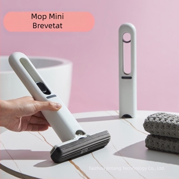 Mop mini pentru birou, mop de curățare auto, masă de cafea, pliabil, fără mâini, mop mic, de mână, Near Hall