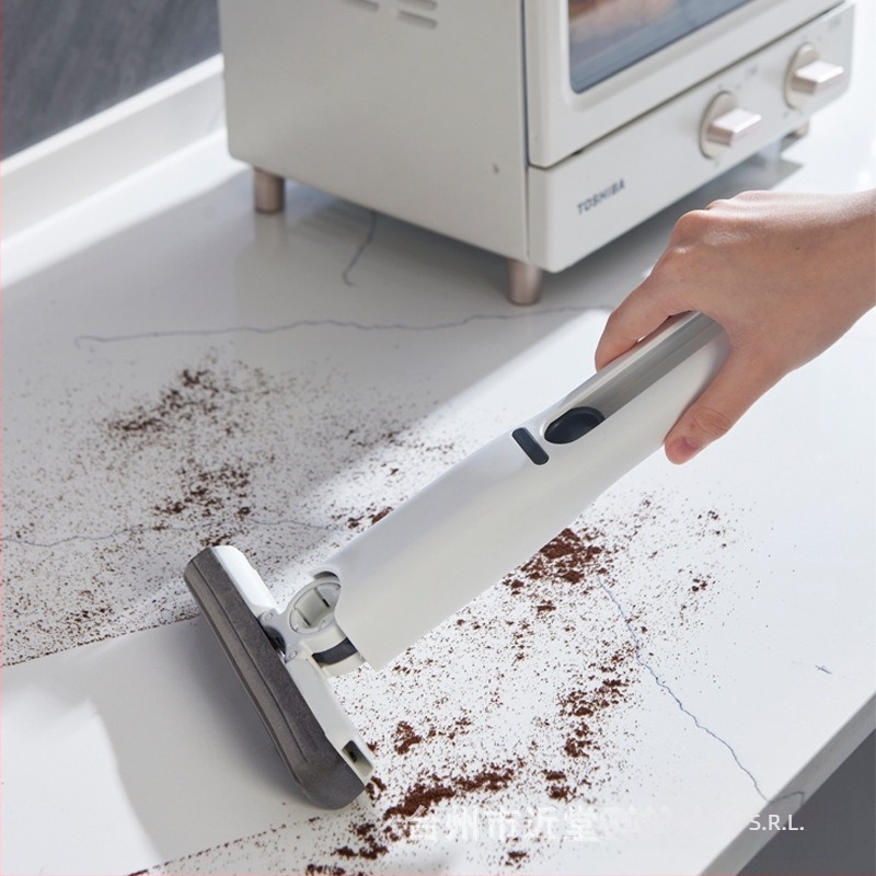 Mop mini pentru birou, mop de curățare auto, masă de cafea, pliabil, fără mâini, mop mic, de mână, Near Hall