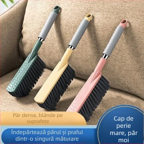 Perie moale, perie de canapea, perie de pat, mâner lung, perie de curățare a patului, dormitor, curățenie acasă, pat, mătură drăguță, artefact