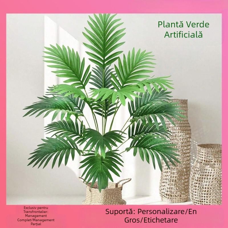 Simulare transfrontalieră a plantelor verzi și a plantelor de floarea-soarelui - potrivită pentru decorarea curții interioare și exterioare de lux a grădinii hotelului pentru nunți