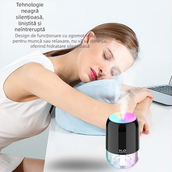 Simulare flacără aromaterapie mașină uz casnic arzător de tămâie cu atomizare cu ultrasunete umidificator lampă gradient colorat