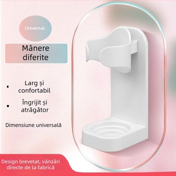 Suport pentru periuță de dinți electrică, suport de depozitare pentru periuță de dinți, montat pe perete, suport simplu pentru periuță de dinți, suport de depozitare pentru nevoile zilnice, suport pentru periuță de dinți