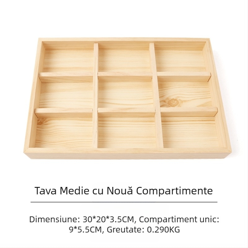 Placă de bijuterii din pin, inel de bijuterii, cercei, tavă, colier, pandantiv, depozitare de bijuterii, palet, recuzită, en-gros