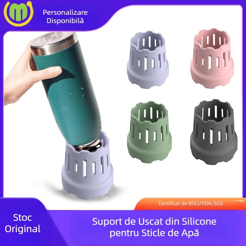 Suport de uscare pentru pahare de apă din silicon transfrontalier, nou, potrivit pentru controlul apei, potrivit pentru pahar de vin, pahar de apă, ustensile de băut, uscare rapidă și naturală la aer