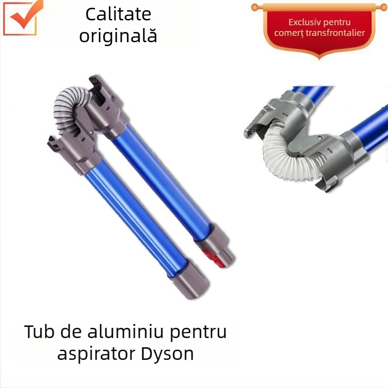 Potrivit pentru accesoriile Dyson V7 V8 V10 V11, aspirator portabil, tub metalic din aluminiu, tijă pliabilă, flexibilă