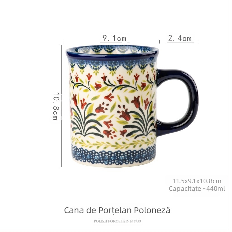 Cana ceramică poloneză Home Amazon Cuplu Cuplu Ceașcă de cafea Ceașcă de apă Ceașcă de mic dejun Ceașcă de ceai Ceașcă de cafea